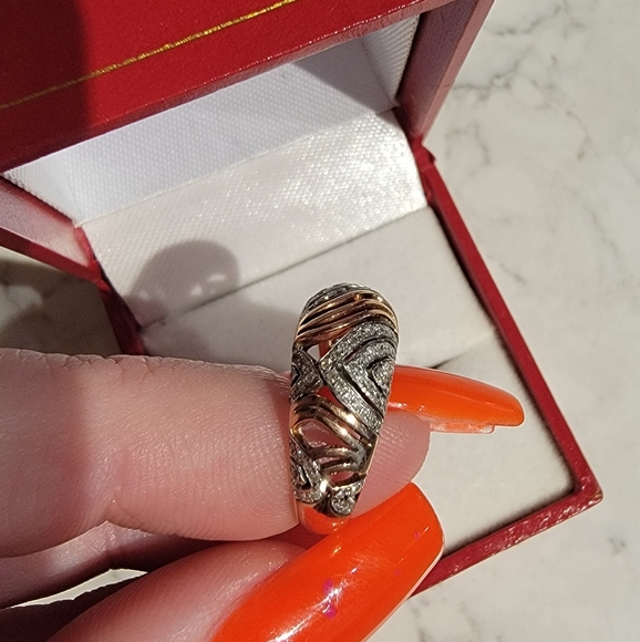 Diamond ring  Size 6.5 - Picture 3 of 3